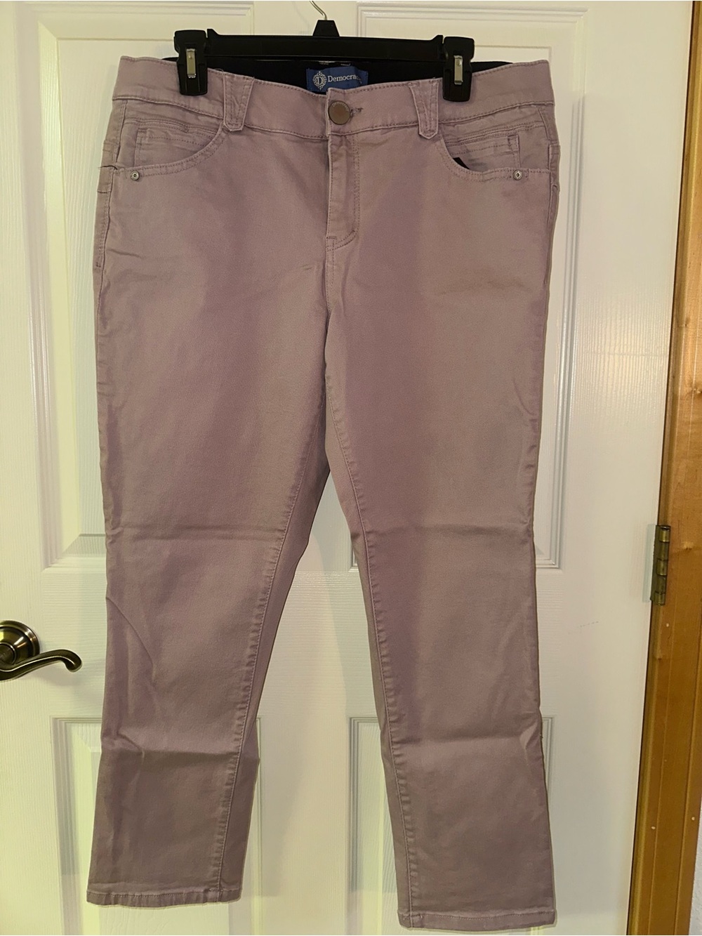 Democracy Lavender Cropped Skinny Jeans 16W